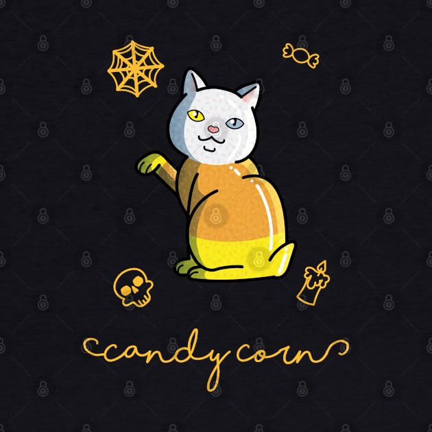 Candycorn Cat by Sarya